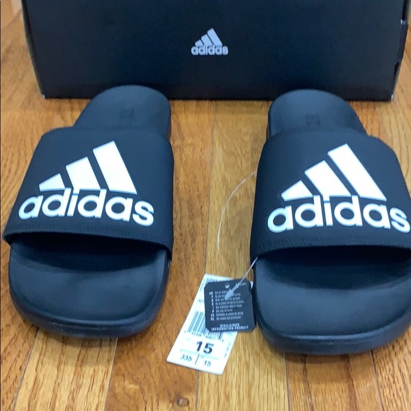 ADIDAS Black Adilette Comfort Slides main image 4